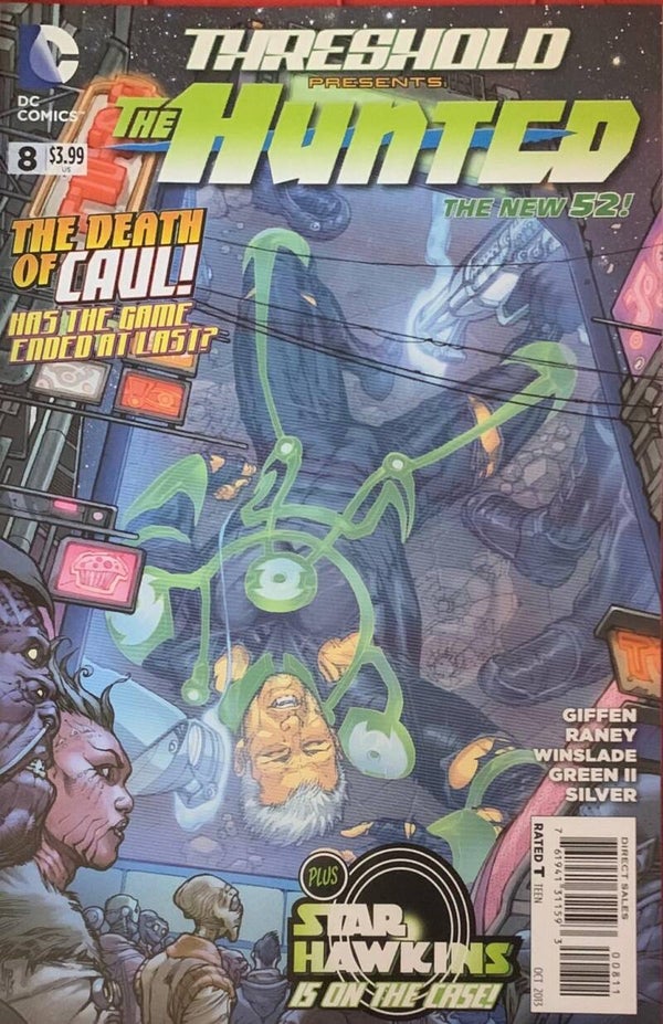 🇺🇸 💿 THRESHOLD Presents: The Hunted The New 52! #8 Comic Book 2013 DC Comics NM THE COLLECTOR