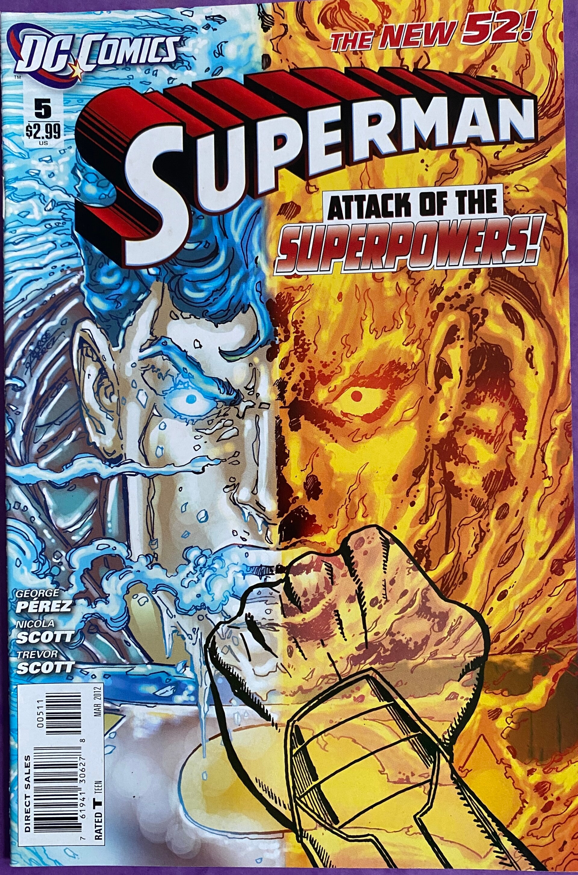 SUPERMAN #5 (2012) DC Comics - The New 52 - George Pérez - Nicola Scott
