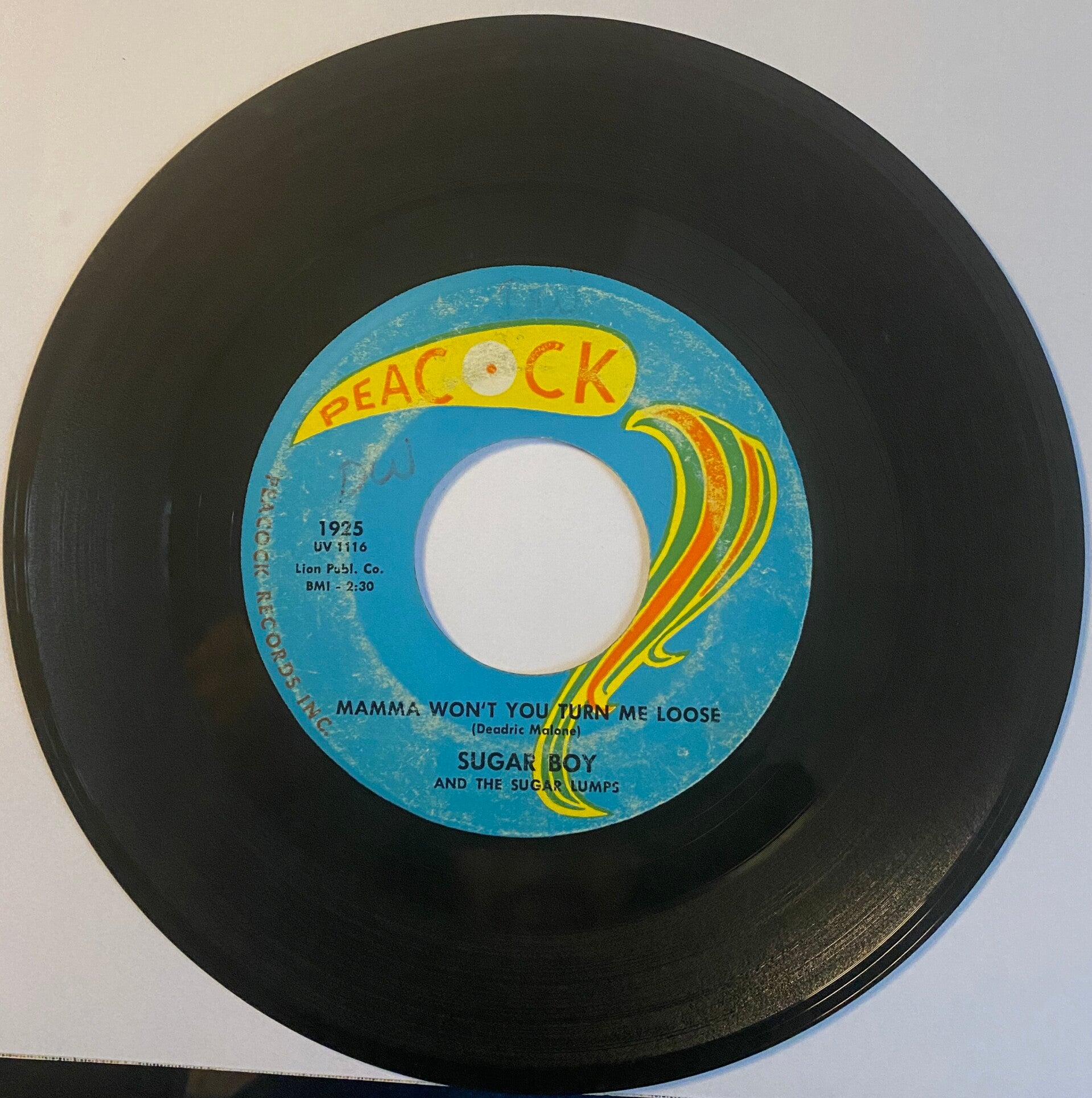 Sugar Boy Mama Won't You Turn Me Loose