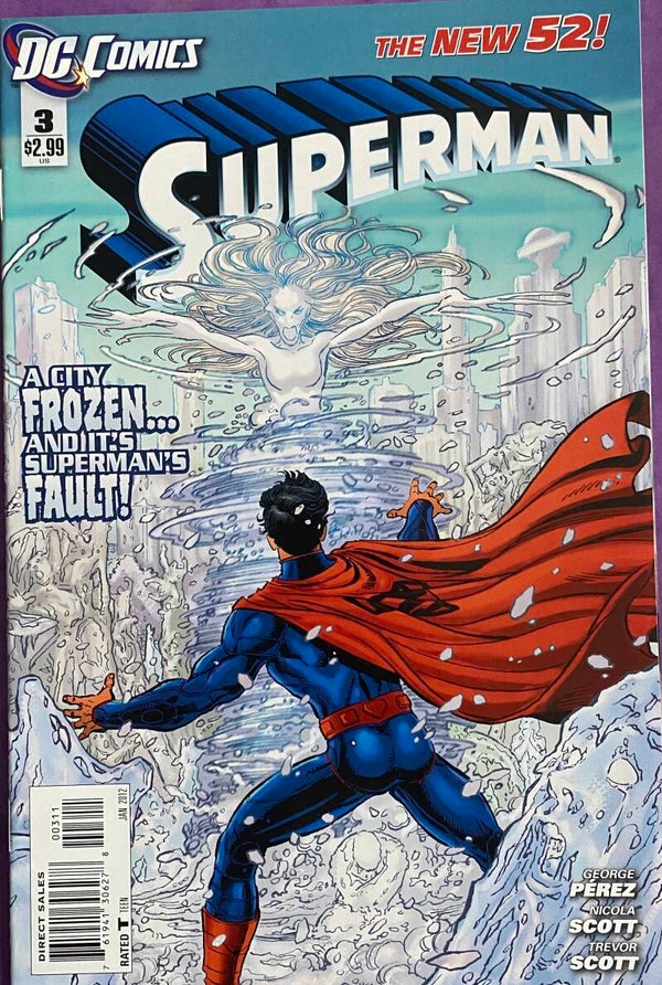 SUPERMAN #3 (2012) DC Comics - The New 52 - George Pérez - Nicola Scott