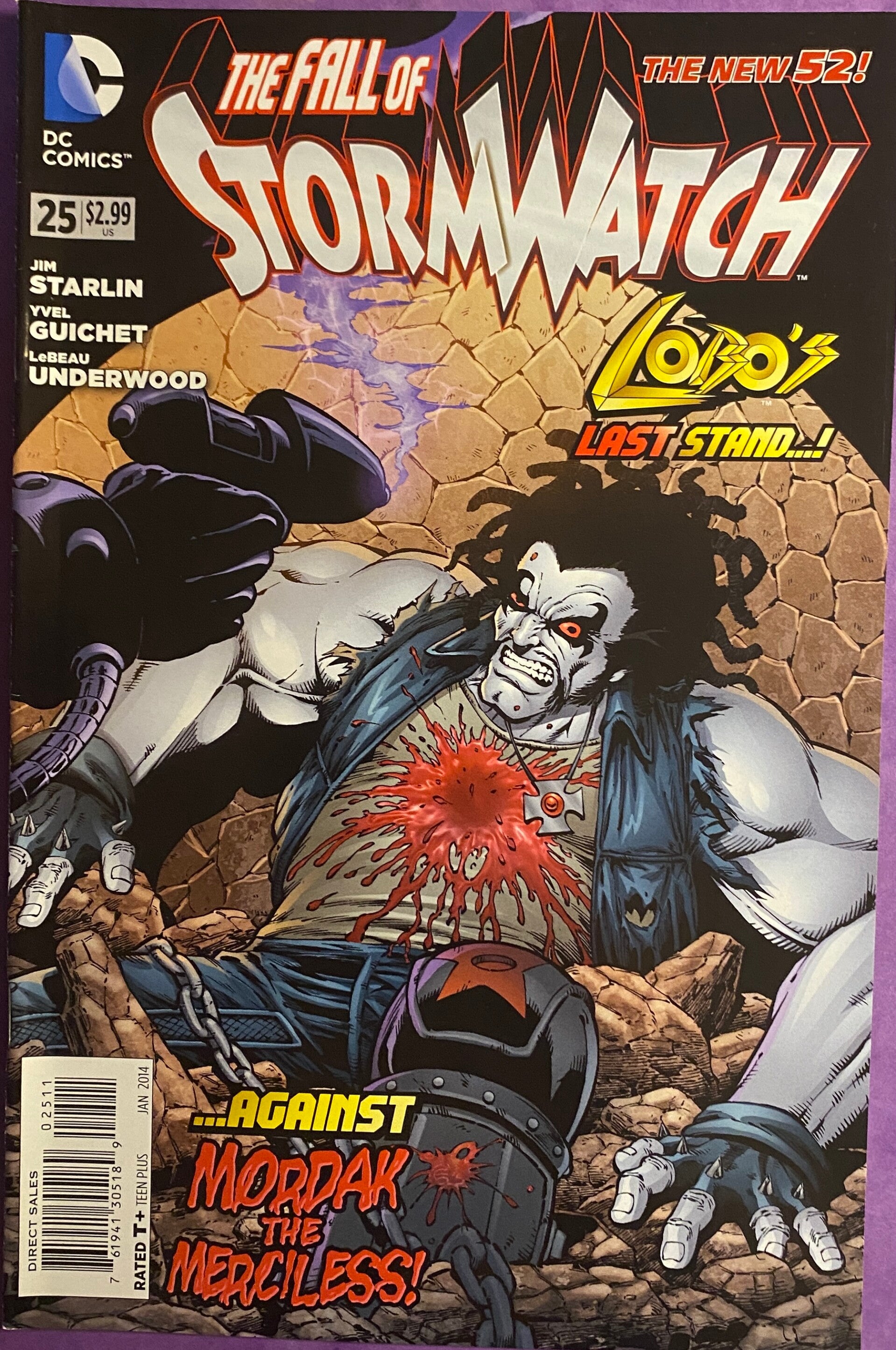 STORMWATCH #25 (2014) DC Comics - The New 52! - Lobo's Last Stand!