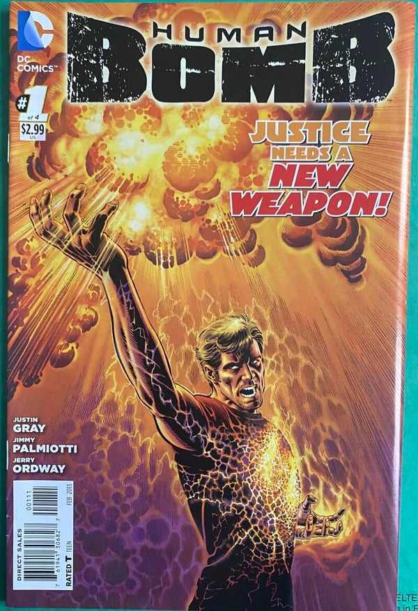 Dc Comics Human Bomb Justice Needs A New Weapon N°1