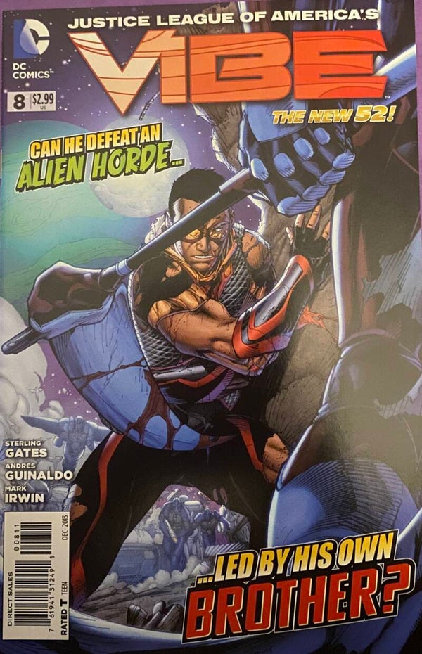 Justice League Of America 'S Vibe n°8 Dc Comics The New 52