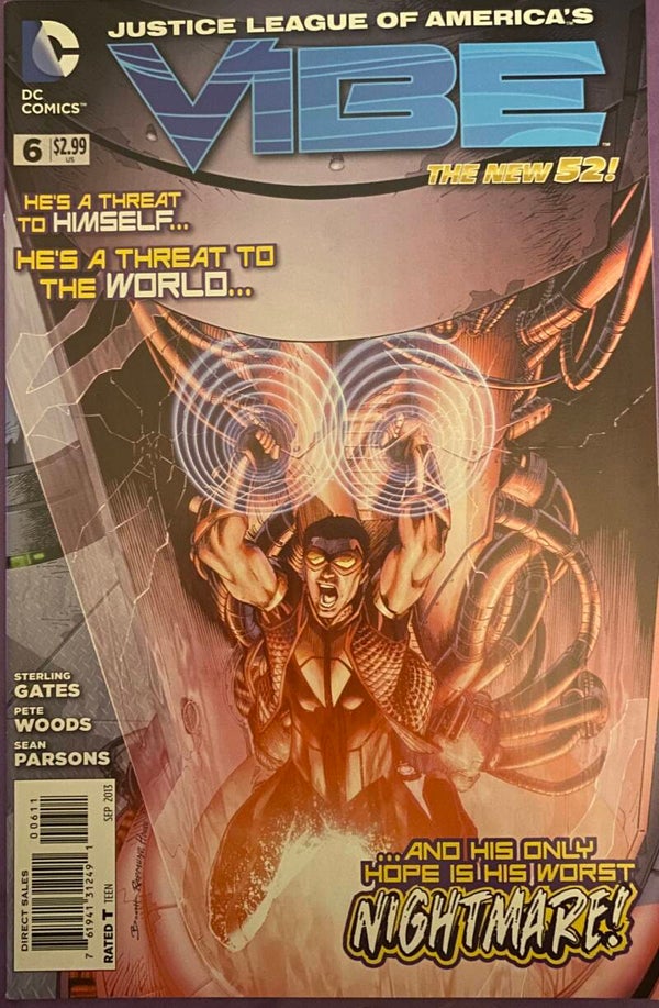 Justice League Of America 'S Vibe n°6 Dc Comics The New 52