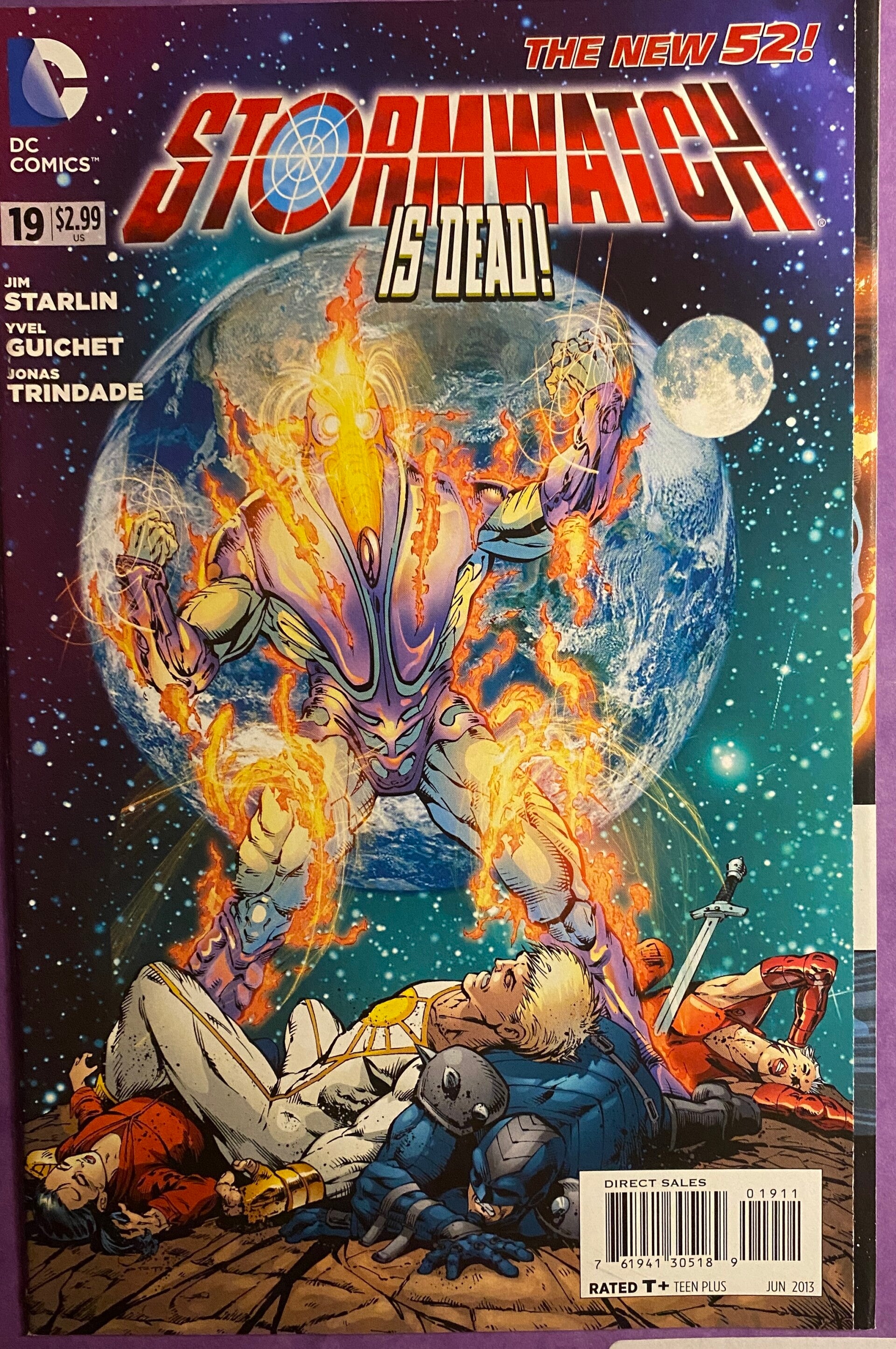 STORMWATCH #19 (2013) DC Comics The New 52! Stormwatch is Dead!