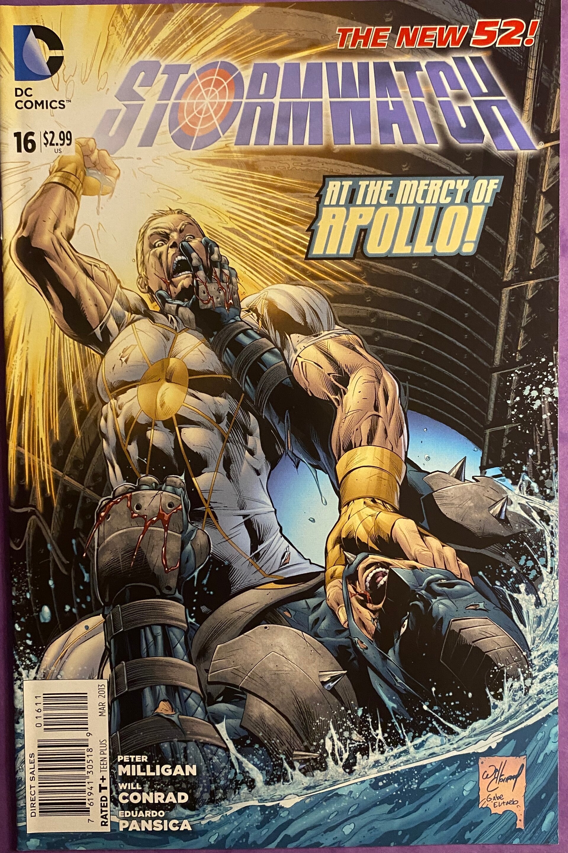 STORMWATCH #16 (2013) DC Comics - The New 52 - At the Mercy of Apollo!