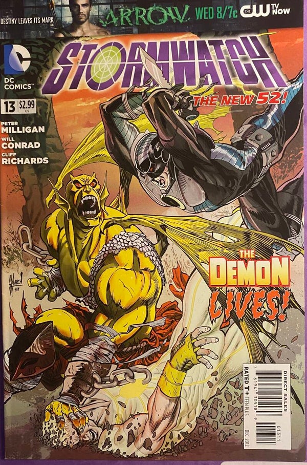 STORMWATCH #13 (2012) DC Comics - The New 52 - The Demon Lives!