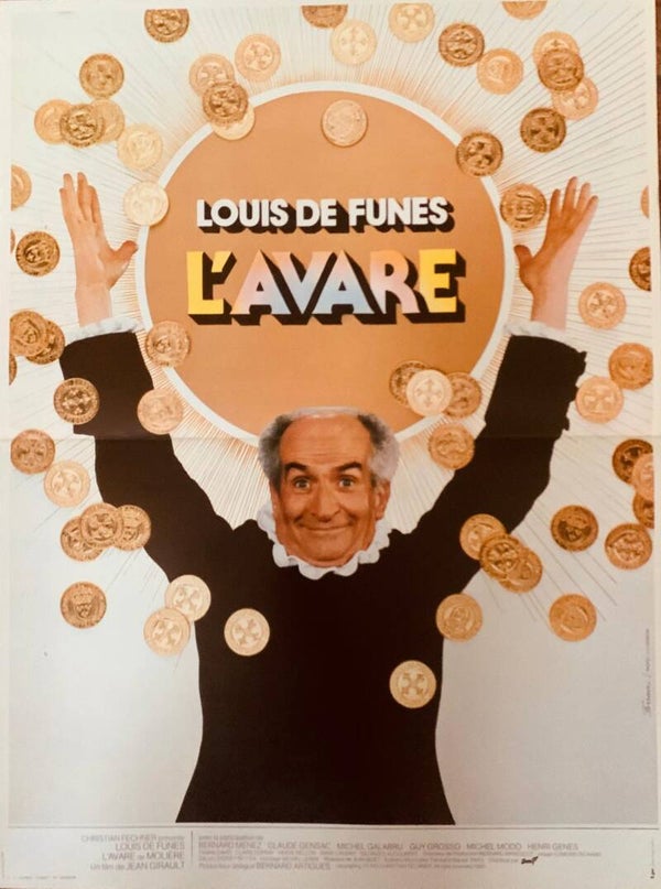 L'Avare 1980 Poster Louis de Funès Molière / Vintage Comedy | The Collector