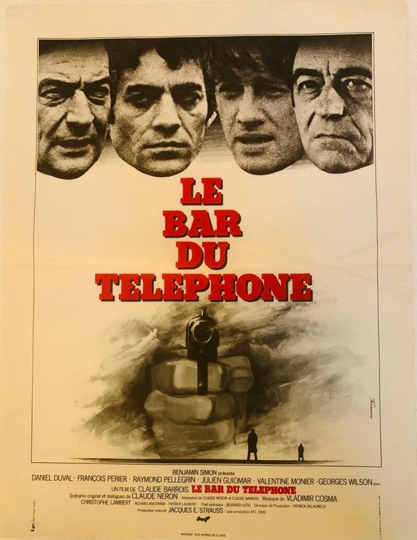 Affiche Cinéma Ancienne Le Bar du Téléphone 1980 Polar Culte | The Collector