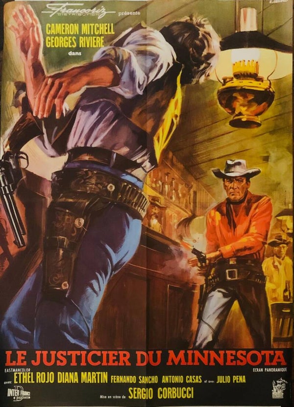 Affiche Cinéma Ancienne Le Justicier du Minnesota 1964 Sergio Corbucci | The Collector