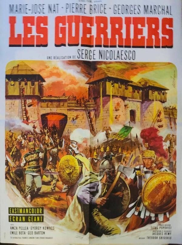 Affiche Cinéma Ancienne Les Guerriers Peplum Serge Nicolaesco 1967 | The Collector
