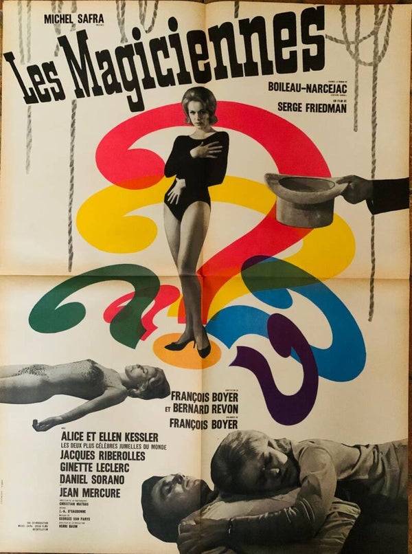 Les Magiciennes 1960 Poster Boileau-Narcejac / Vintage Thriller | The Collector