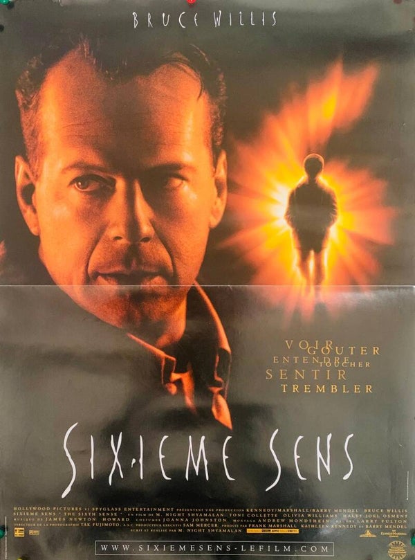 Affiche Cinéma Sixième Sens 1999 Bruce Willis / The Sixth Sense Poster | The Collector