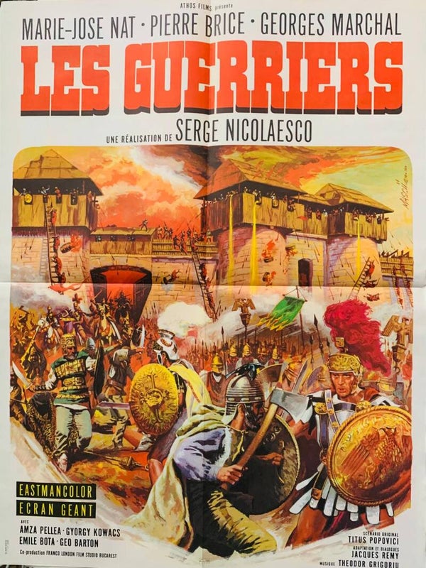 Affiche Cinéma Ancienne Les Guerriers 1967 Variante Grande Fresque Serge Nicolaesco | The Collector