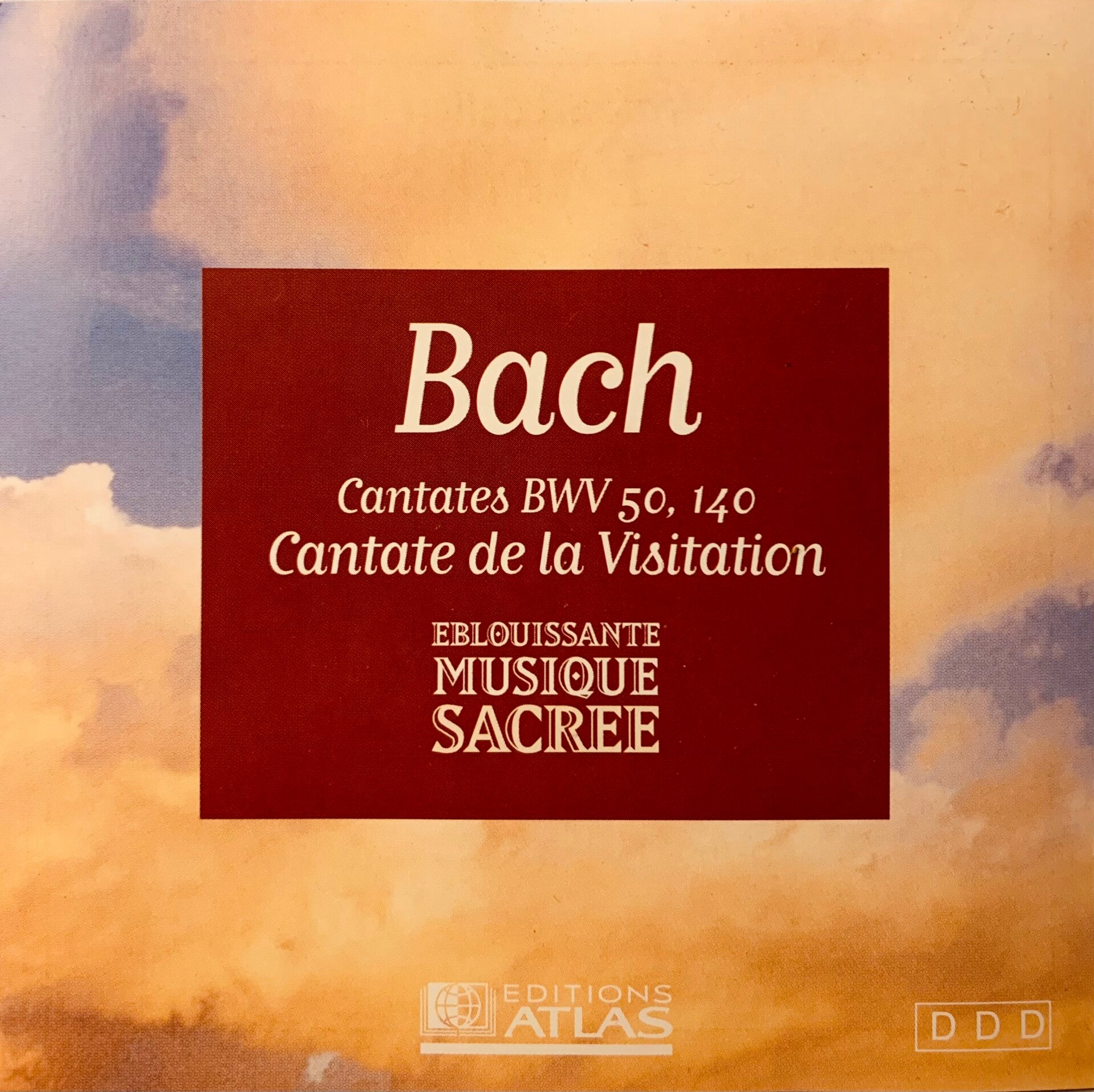 CD Bach - Cantates BWV 50, 140 & Cantate de la Visitation