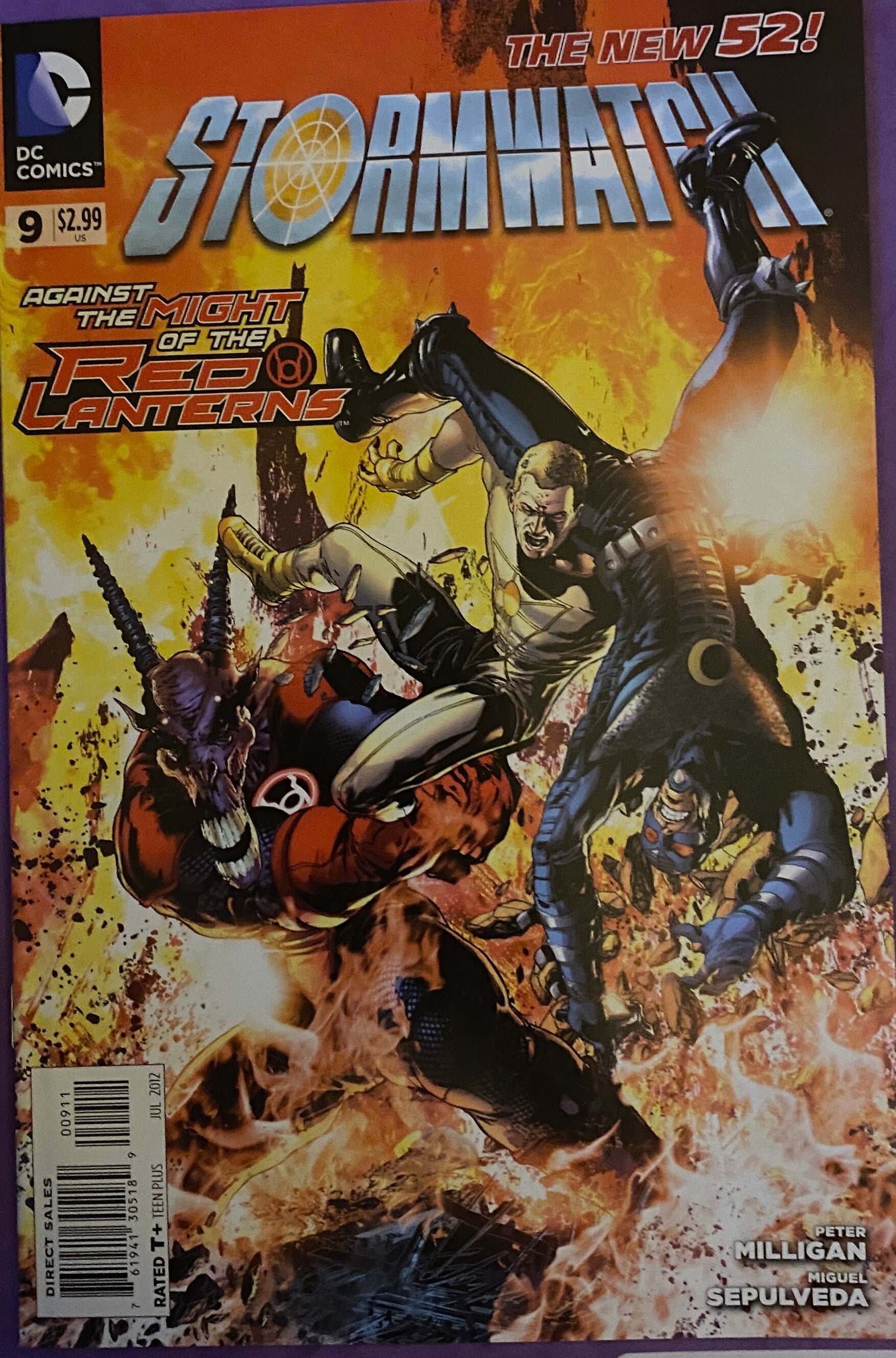 STORMWATCH #9 (2012) DC Comics - The New 52 - Red Lanterns Crossover