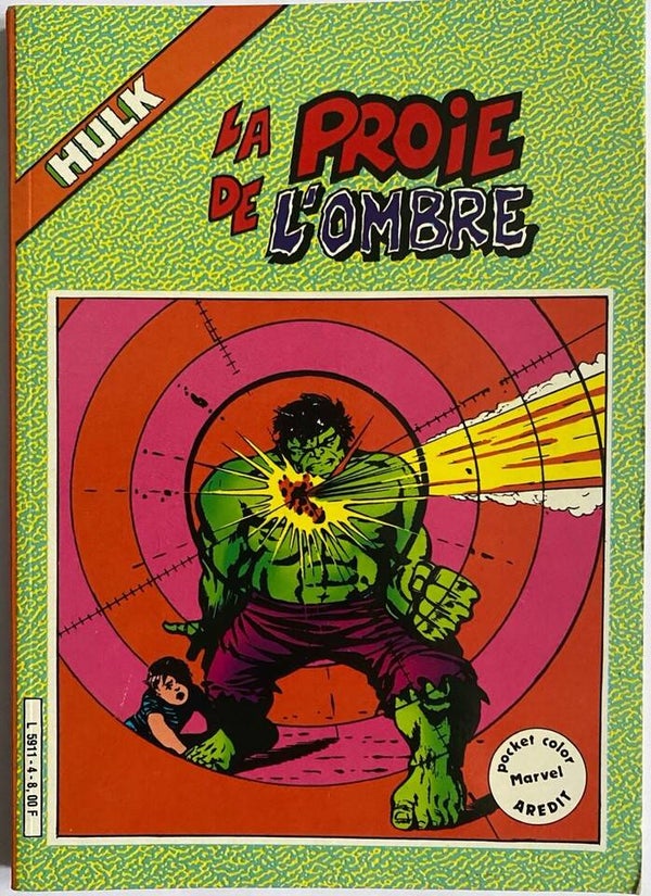 Hulk Marvel Pocket Color N°4 Arédit Artima 1983 BD Comic La Proie de l'Ombre