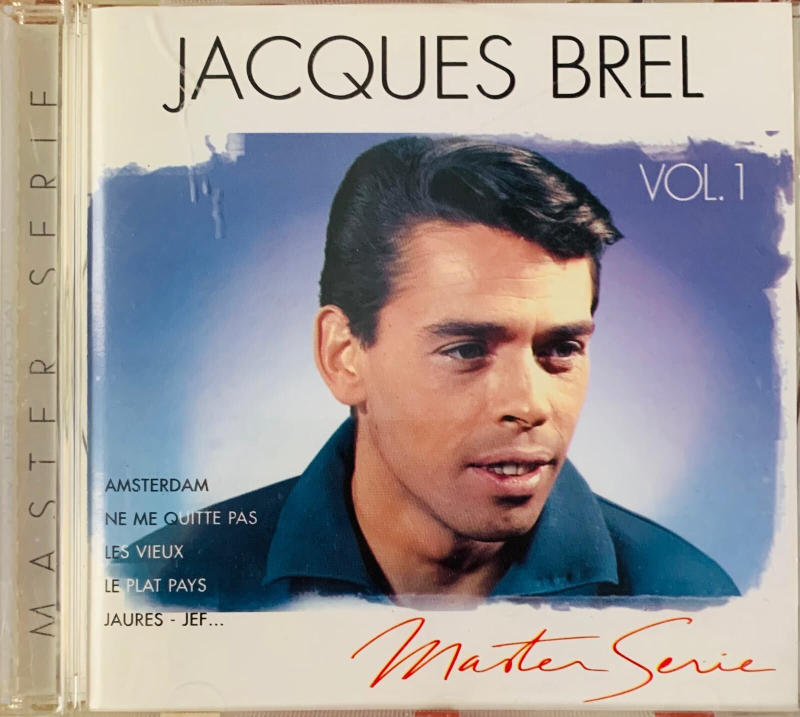 CD Jacques Brel Master Série Vol.1 Ne me quitte pas Amsterdam Le Plat Pays Neuf