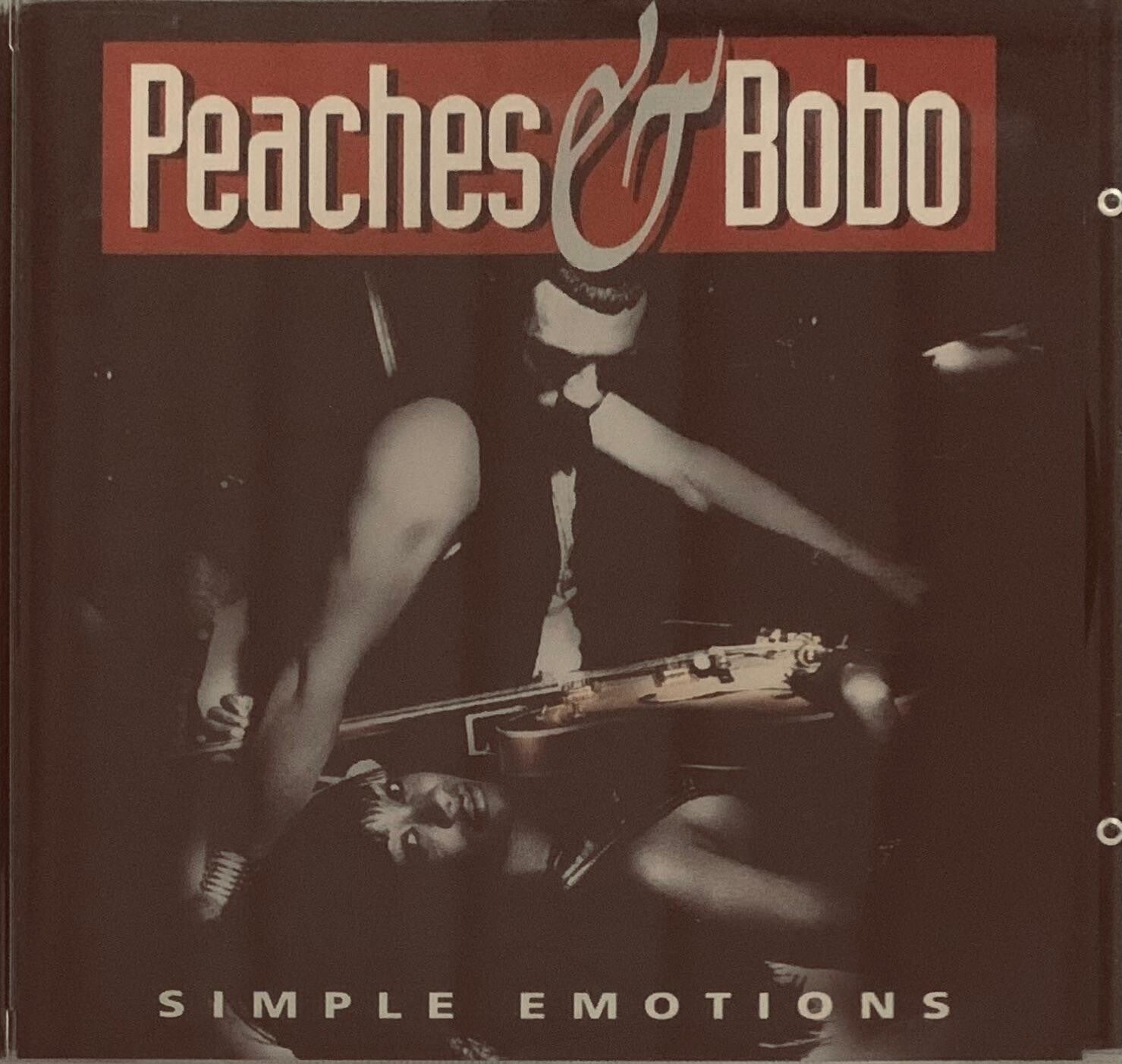 CD Peaches & Bobo Simple Emotions Pop Rock Funk Medley Records 1993 RARE