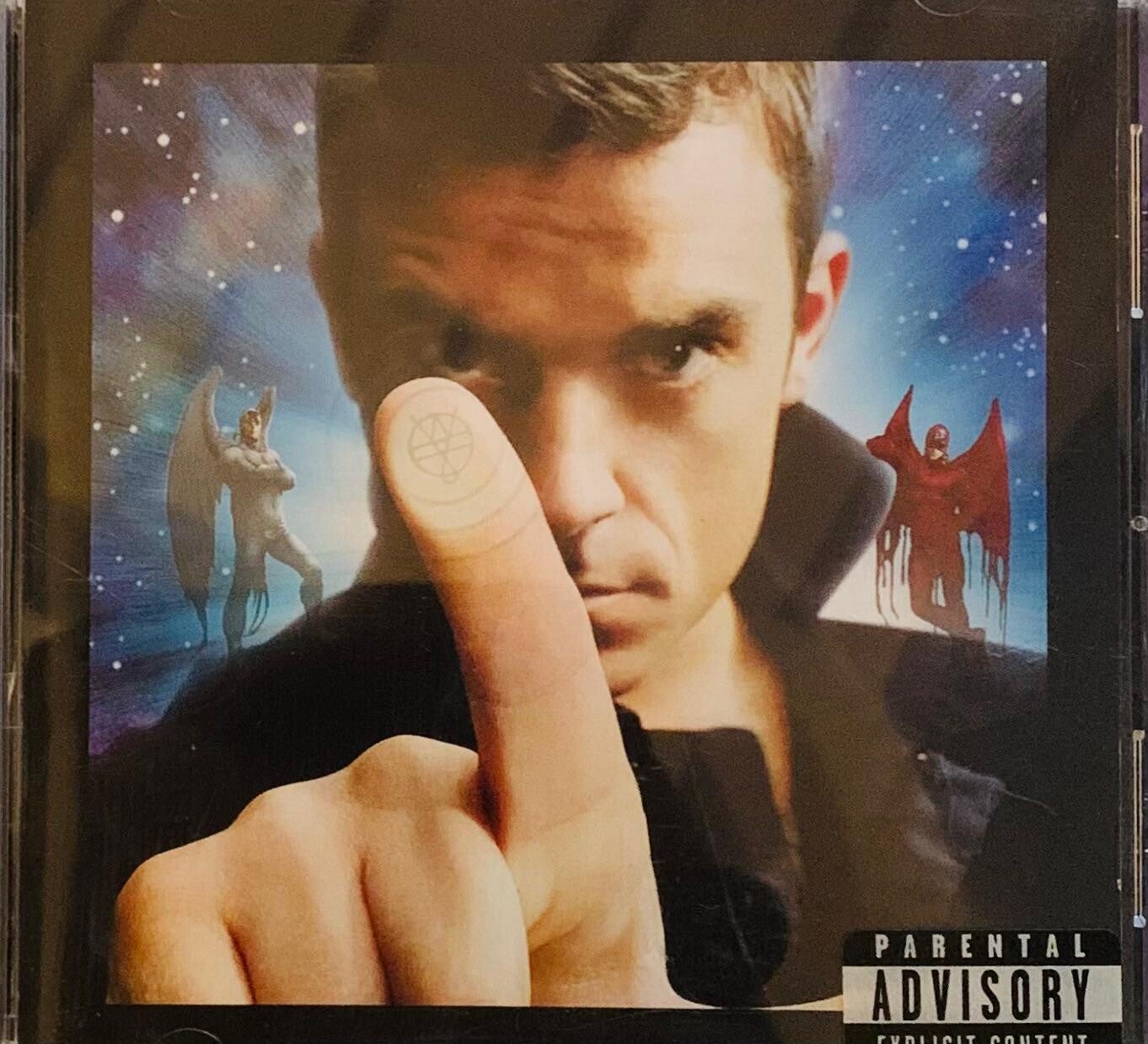 CD Robbie Williams Intensive Care Tripping Advertising Pop Rock Chrysalis