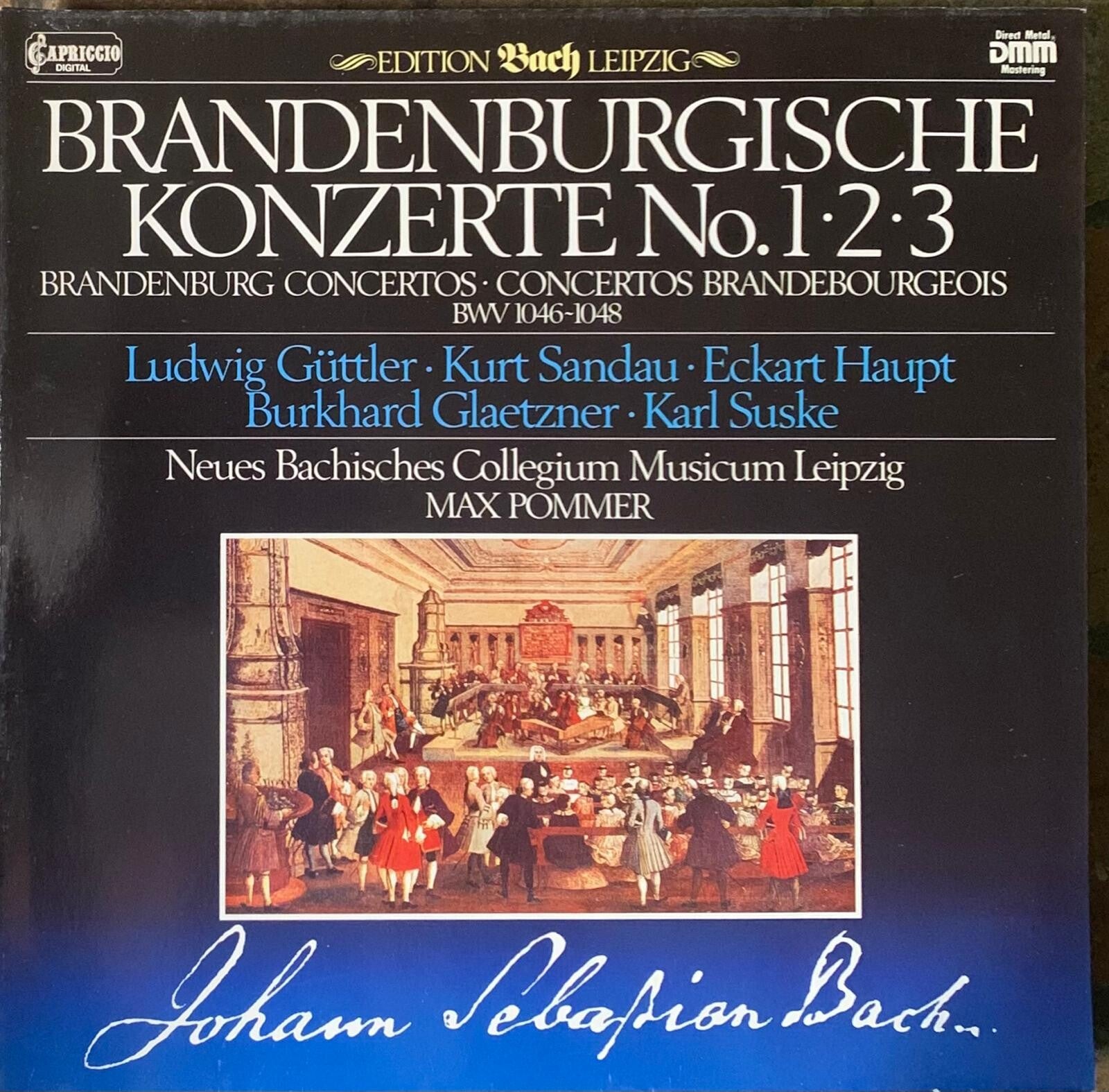 Concertos Brandebourgeois n° 1, 2 et 3 (BWV 1046-1048) de Johann Sebastian Bach.