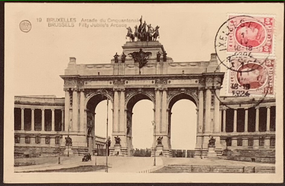 CPA Bruxelles Arcade du Cinquantenaire