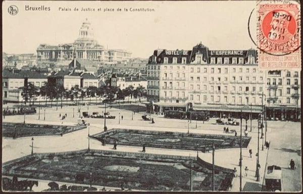 CPA Bruxelles Palais de justice et place de la constitution