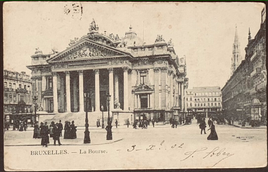 CPA Bruxellles La Bourse