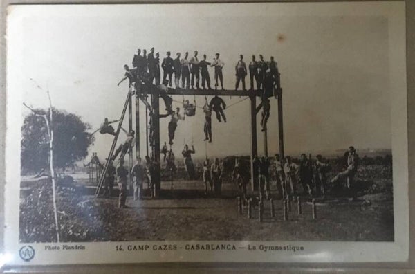 CPA Camp Cazes CASABLANCA La Gymnastique