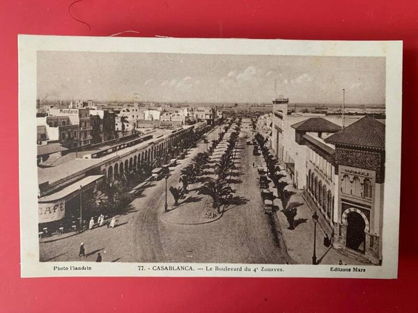 🇲🇦 CASABLANCA – Boulevard du 4e Zouaves | Flandrin 77 | THE COLLECTOR