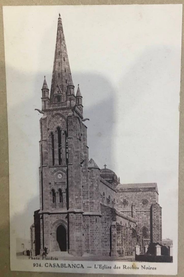 CPA CASABLANCA L'église des Roches Noires