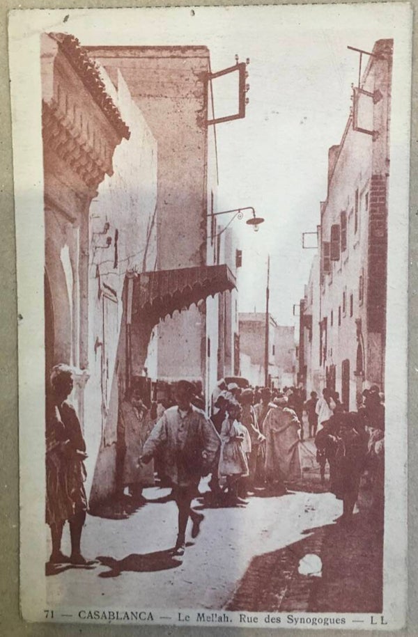 CPA CASABLANCA Le Mell'ah Rue des synogogues