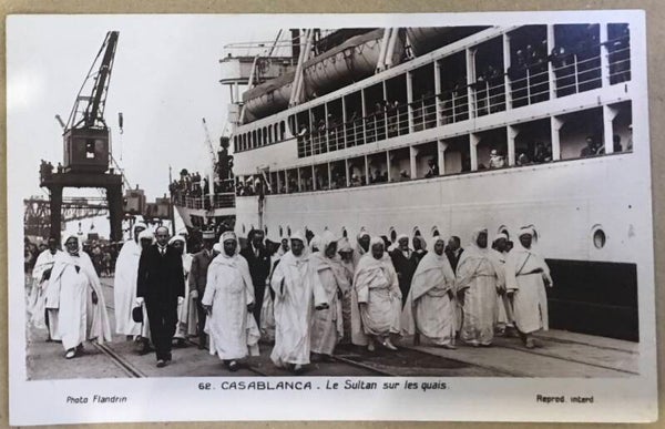 CPA CASABLANCA Le Sultan sur Les quais