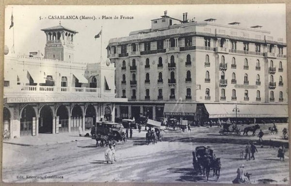 CPA CASABLANCA (Maroc) Place de France