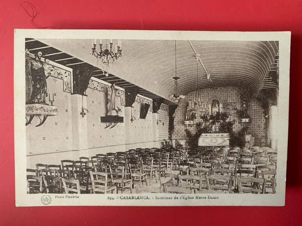 🇲🇦 CASABLANCA – La Poste et le Cadran Solaire | Rare CPA F. Viais n°35 | THE COLLECTOR