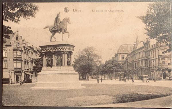 CPA Liège La Satue de Charlemagne