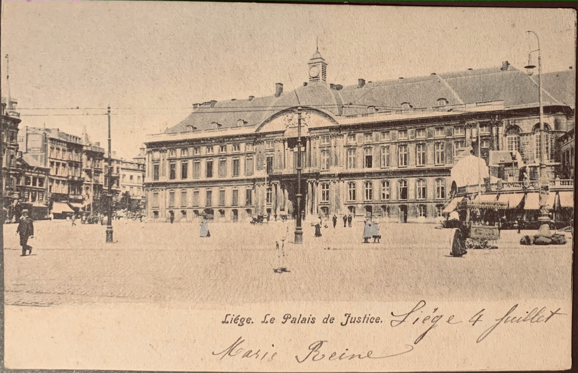 CPA Liège Le Palais de Justice