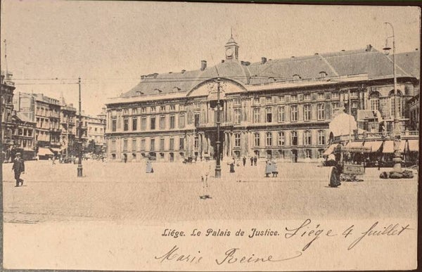 CPA Liège Le Palais de Justice