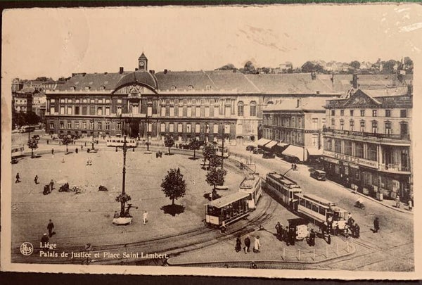 CPA Liège Palais de Justice et Place Saint Lambert