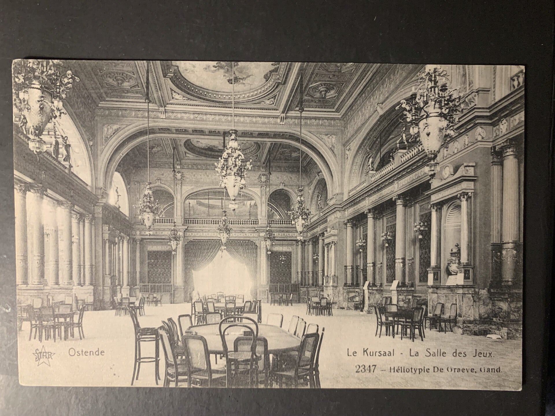 CPA Ostende Le Kursaal - La Salle des Jeux