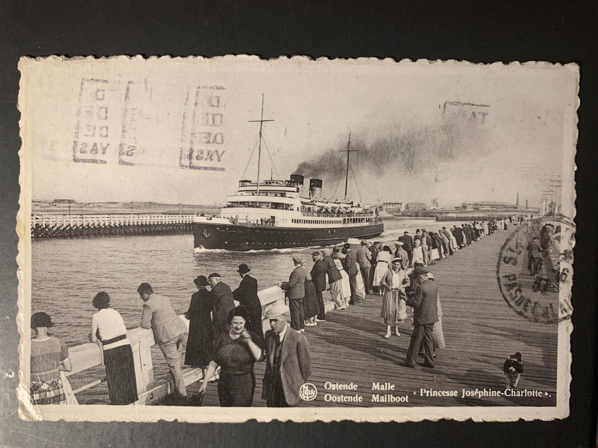 CPA Ostende Malle "Princesse Joséphine Charlotte"
