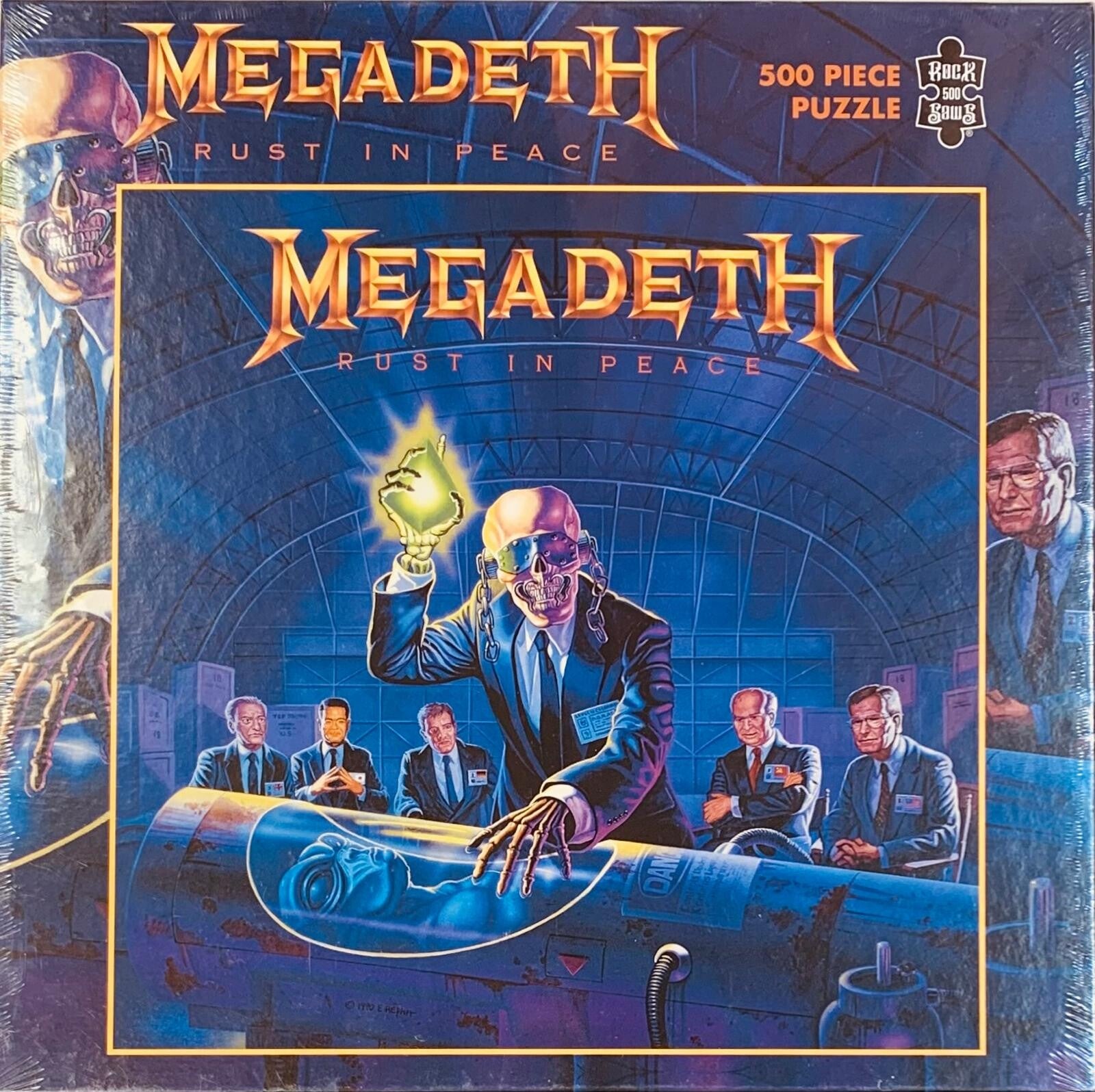 🇺🇸 MEGADETH – Rust in Peace [500 Piece Puzzle] [Rock Saws] [NEW / SEALED] THE COLLECTOR