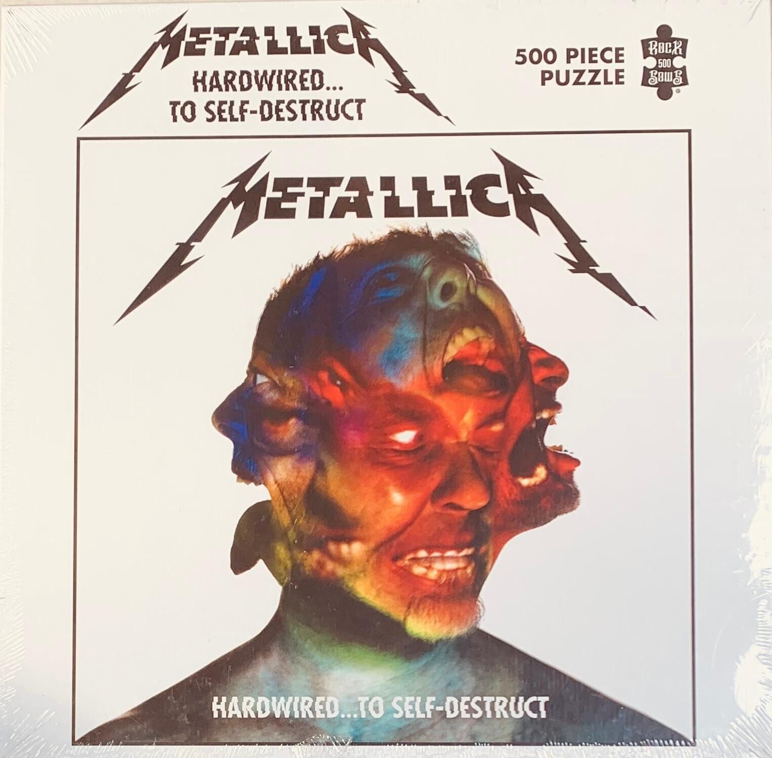 🇺🇸 METALLICA – Hardwired... to Self-Destruct [500 Piece Puzzle] [Rock Saws] [NEW / SEALED] THE COLLECTOR