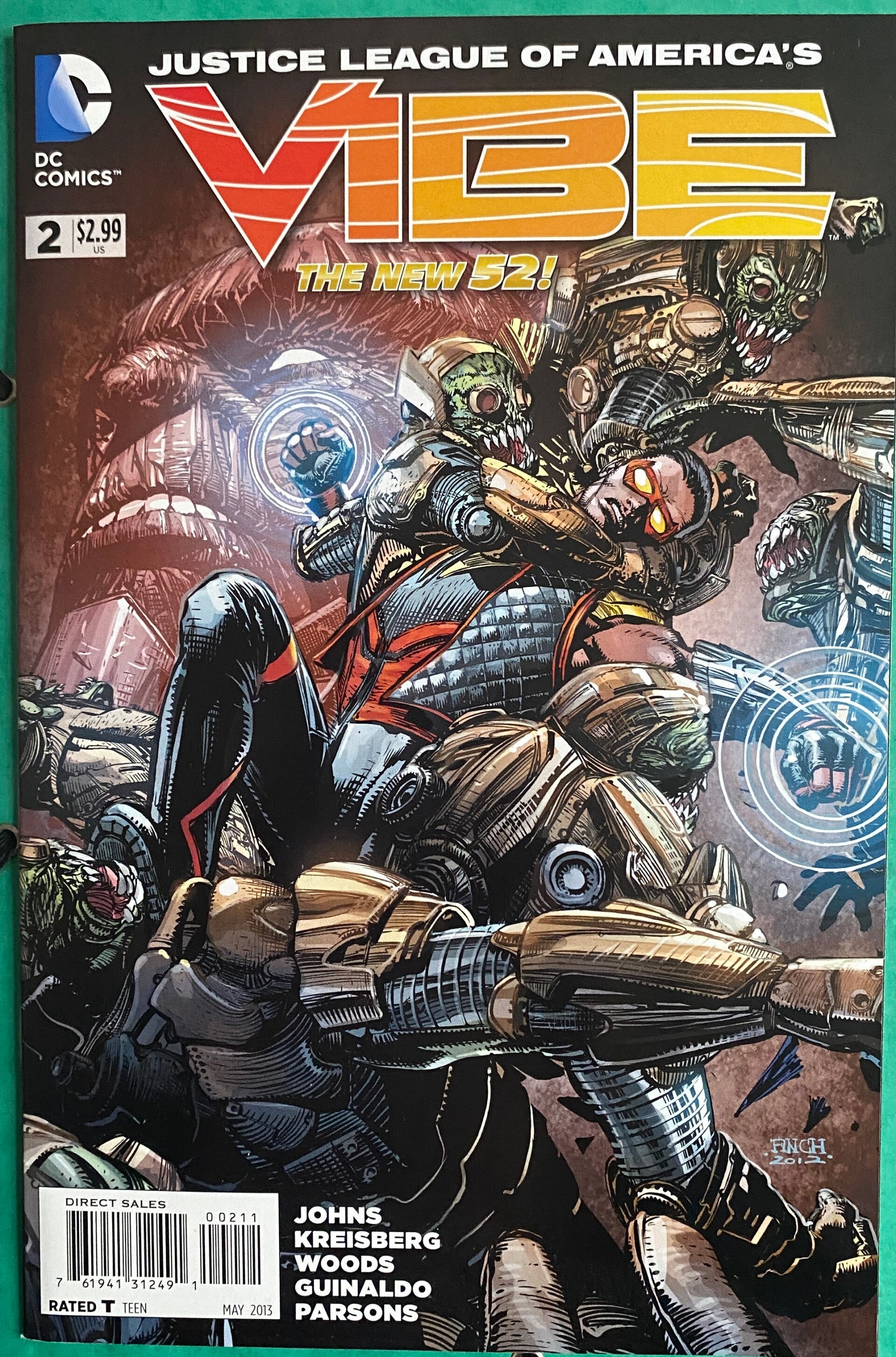 Justice League Of America 4s Vibe n°2 Dc Comics The New 52