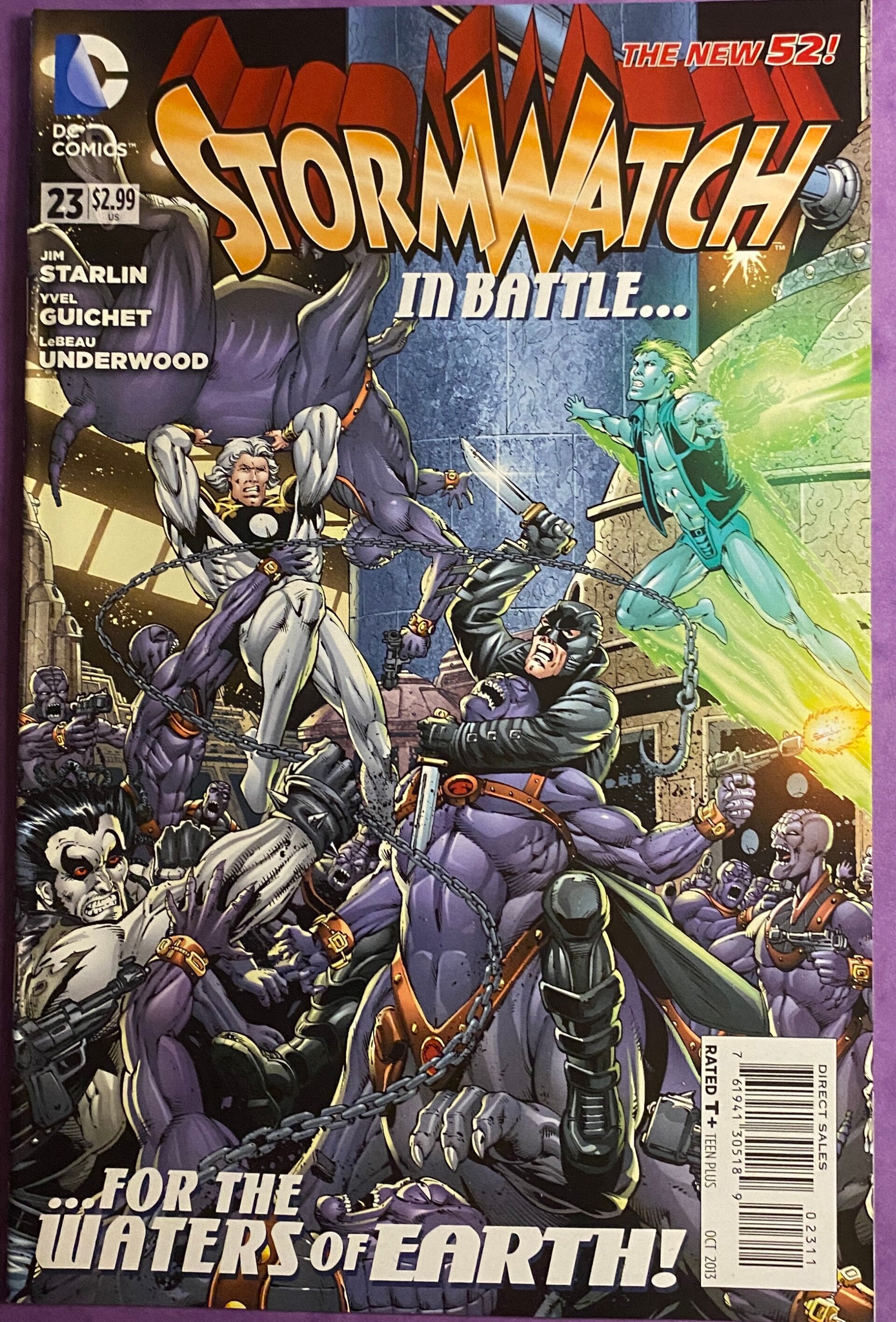 STORMWATCH #23 (2013) DC Comics The New 52! - In Battle... For the Waters of Earth!