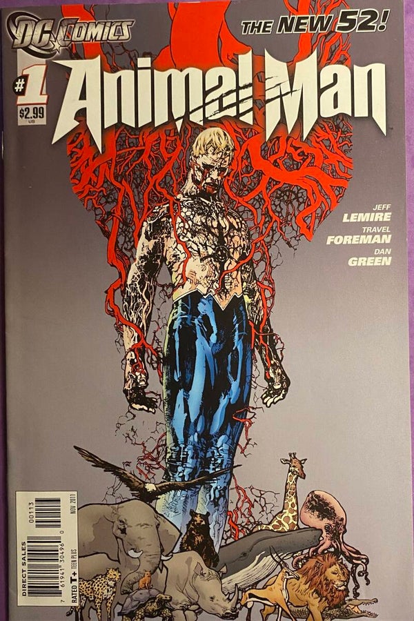 ANIMAL MAN #1 (2011) DC Comics - The New 52  - Travel Foreman