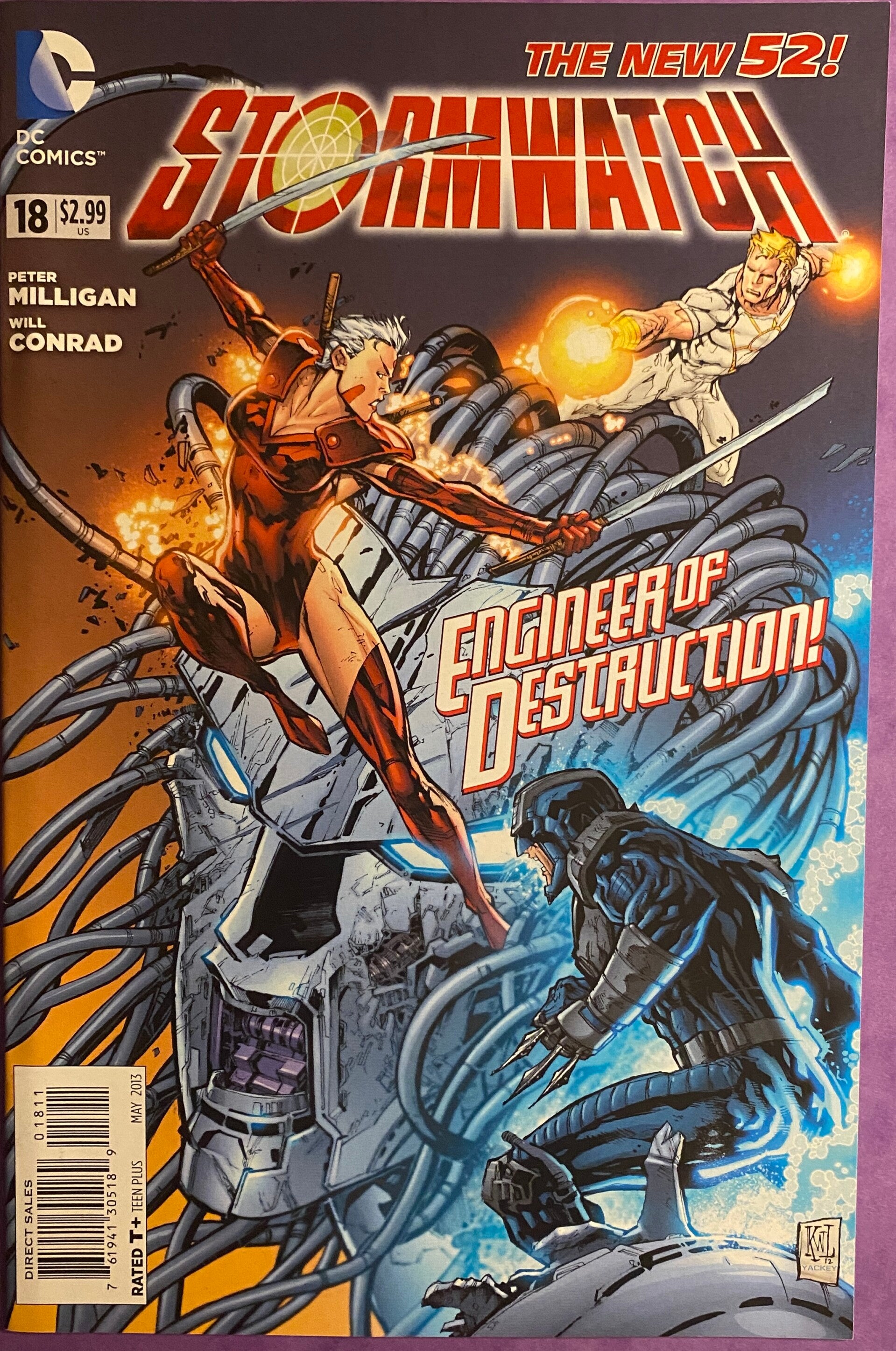 STORMWATCH #18 (2013) DC Comics - The New 52 - Engineer of Destruction!