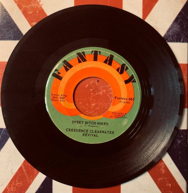 🔲 CREEDENCE CLEARWATER REVIVAL Sweet Hitch-Hiker 7" Vinyl 1971 Fantasy ORIGINAL Excellent (EX) THE COLLECTOR