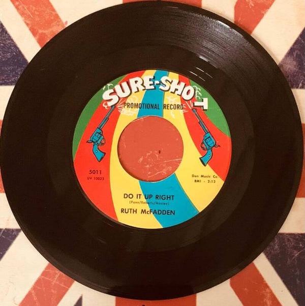 🇺🇸 RUTH McFADDEN – Do It Up Right / Ghetto Woman [7"] [Sure-Shot] [US PROMO] [VG+] [NORTHERN SOUL] THE COLLECTOR
