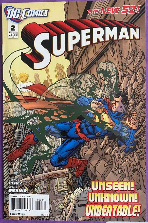 SUPERMAN #2 (2011) DC Comics - The New 52 - George Pérez - Jesus Merino